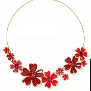 NWT  Kate Spade blushing bloom statement necklace